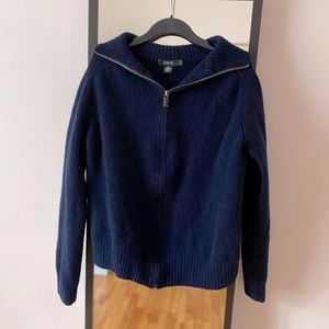 J. Crew Wool Zip Sweater
